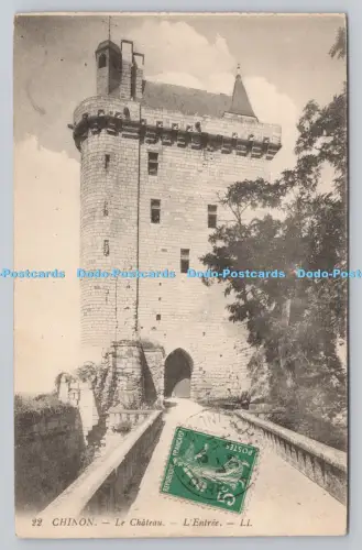 R807822 Chinon. Le Chateau. L Entree. LL. 22