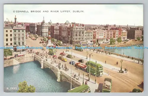 R806241 Dublin. O Connell Bridge und River Liffey. Valentine