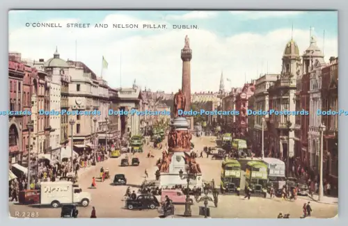 R806242 Dublin. O Connell Street und Nelson Pillar. Valentine