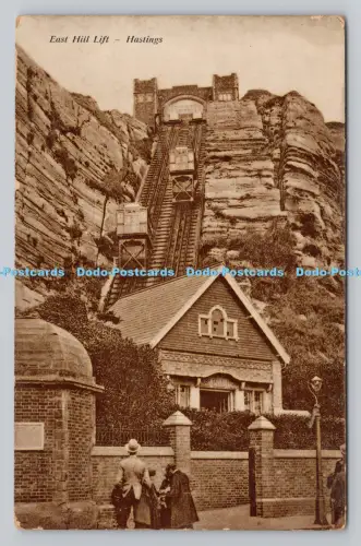 R807872 Hastings. East Hill Lift. Postkarte