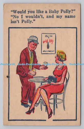 R809597 Möchtest du ein Baby Polly. D. Konstanz. London. Neu Donald McGill Com