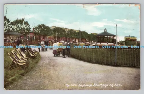 R807878 Southend on Sea. The Cliffs Bandstand. Francis. Hartmann. 1905
