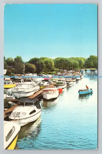 R806295 River Stour von der Tuckton Bridge. Fotopräzision. St. Ives. Huntingdon.