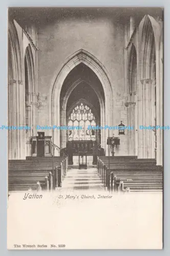R807950 Yatton. Kirche St. Marien. Innenraum. Die Schraubenschlüssel-Serie. Nr. 9339