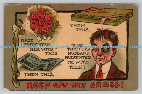 R809748 Vom Gras fernhalten. 1909