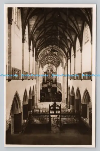 R809752 Große Kirche St. Bravo. Innenansicht mit Orgel und Bogendach von C