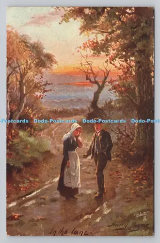 R809757 In The Lane. stecken. Oilette. Surrey Woods and Lanes. 9291. Harry Payne