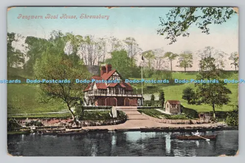 R808035 Shrewsbury. Bootshaus Pengwern. Serie Valentine. 1905