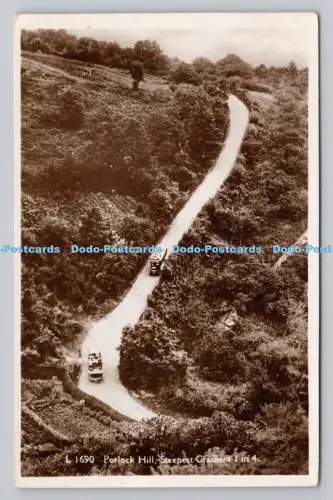 R809767 Porlock Hill. Steilste Steigung 1 in 4. E. T. W. Dennis. London. Scarbor