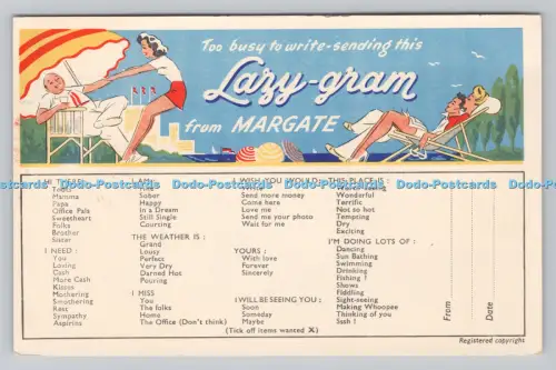 R809770 Zu beschäftigt, um zu schreiben und dieses faule Gramm von Margate zu senden. Butlins Photograph