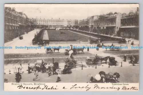 R808046 Brighton. Regency Square. Serie Valentine. 1904