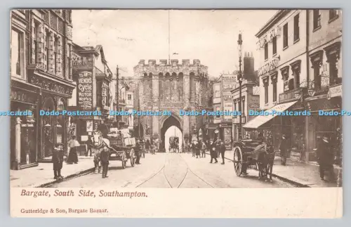 R808050 Southampton. Bargate. Südseite. Gutteridge. 1903