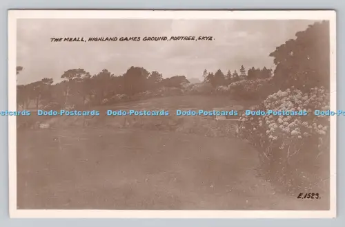 R809776 Portree. Skye. Das Essen. Highland Games Ground. British Made