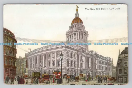 R808057 London. The New Old Bailey. Postkarte