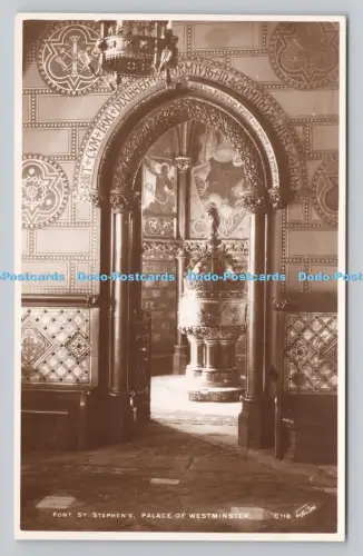 R809783 Palace of Westminster. Schrift St. Stephens. Walter Scott. Bradford. RP