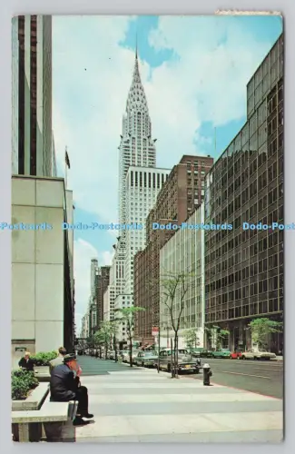 R808069 New York City. Chrysler Building. Manhattan Postkarte. Dexter Press