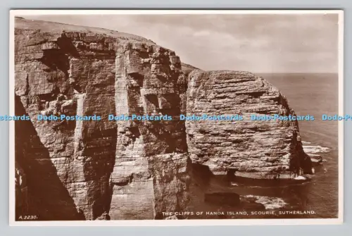 R808107 Sutherland. Die Klippen von Handa Island. Scourie. J. B. Weiß. Dundee. RP
