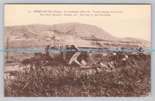 R809840 Berry au Bac. Aisne. Die Kreidesteinbrüche. Nummer 108. Seitlich gehalten vom Fre