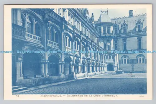 R808115 Pierrefonds. Colonnade de la Cour D Honneur. LL. 48. Levy Fils et Cie. P