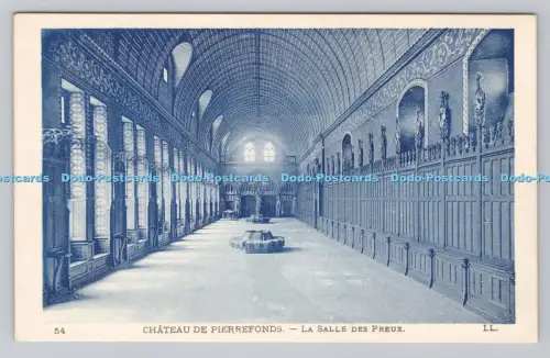 R808118 Chateau de Pierrefonds. La Salle des Preux. LL. 54. Levy Fils et Cie. Pa