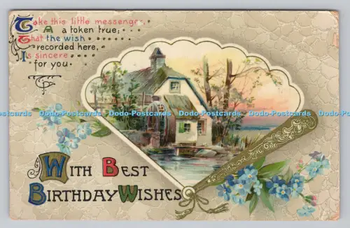 R808160 mit den besten Geburtstagswünschen. Zuhause im Dorf. Wildt und Kray. London.