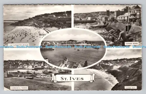 R809981 St. Ives. Hafen und Stadt. Harvey Barton. RP. PM. Newquay. Cornwall. Mu