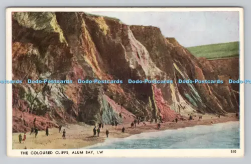 R809983 I.W. Alium Bay. Die farbigen Klippen. G. Dean