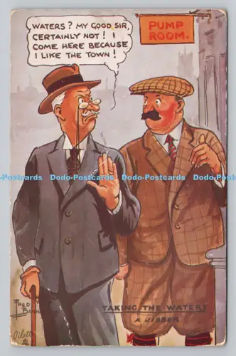 R810148 Das Wasser nehmen. Pumpraum. stecken. Oilette. Serie. II. Nr. 3631. Fred