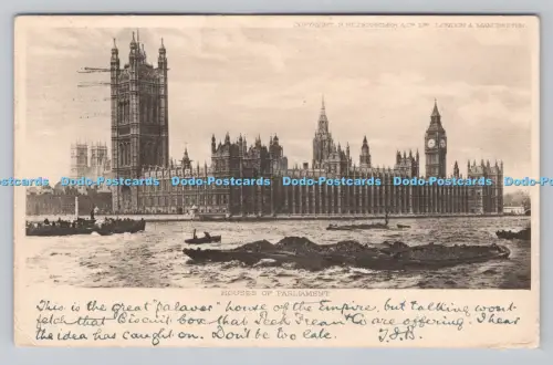R810155 Houses of Parliament. S. Hildesheimer. London. Manchester