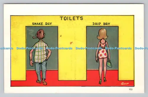 R810183 Toiletten. Trocken schütteln. Trocknen lassen. Eine Saphirkarte. Huntingdon