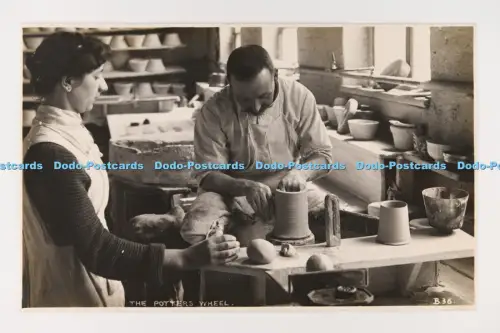 C032359 The Potters Wheel Wm J B Blake Longton Staffs British Made