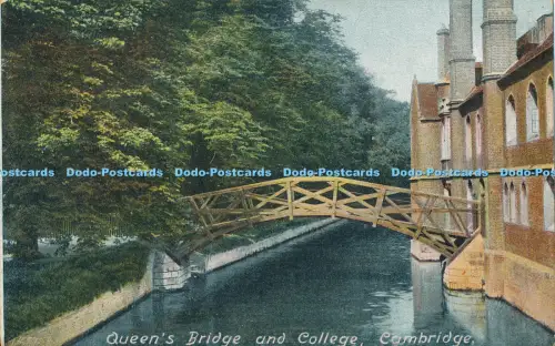 R003602 Queens Bridge and College Cambridge Hartmann