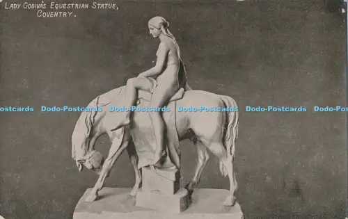 R003627 Lady Godivas Reiterstatue Coventry Valentine