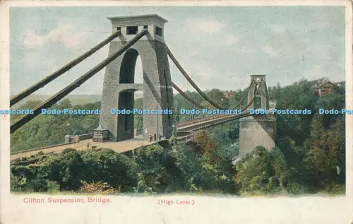 R003638 Clifton Hängebrücke High Level Peacock Autochrom