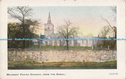 R003639 Mexboro Parish Church from the Canal The Arcadian