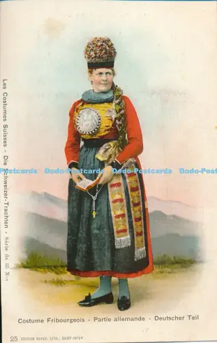 R004682 Tracht Freibürgerpartei Allemande Deutscher Teil
