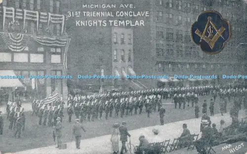 R004684 Michigan Ave 31st Triennial Conclave Knights Templar