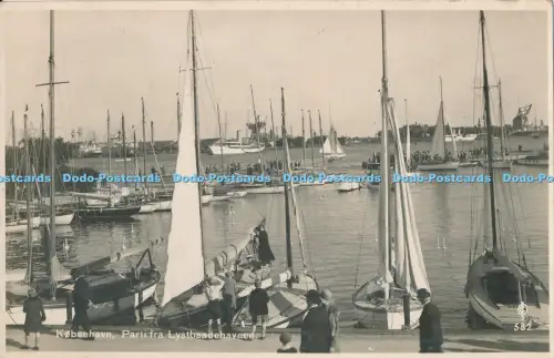 R004690 Kobenhavn Parti fra Lystbaadehavnen J Chr Olsen No 582