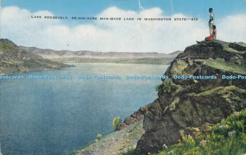 R005658 Lake Roosevelt Man Made Lake im Bundesstaat Washington E C Kropp
