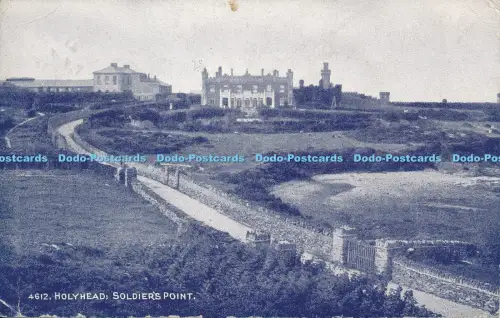 R007194 Holyhead Soldiers Point Photochrom Wedgwood 1917