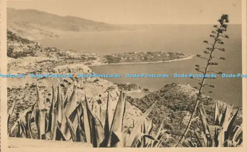 R008375 Cote d Azur Le Cap Martin vu du Rond Point de La Turbie Yvon No 394