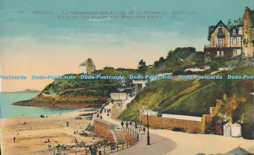 R009871 Dinard Walk of the Allies and Moulinet Point Levy et Neurdein Reunis No