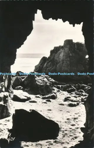 R011180 Bretagne la Cote Sauvage Presquile de Quiberon Une des Sorties de la Gro