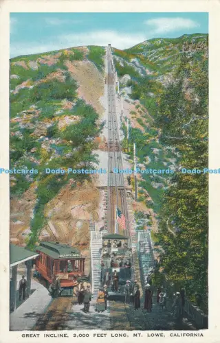 R011297 Große Steigung 3000 Fuß lang Mt Lowe California E C Kropp