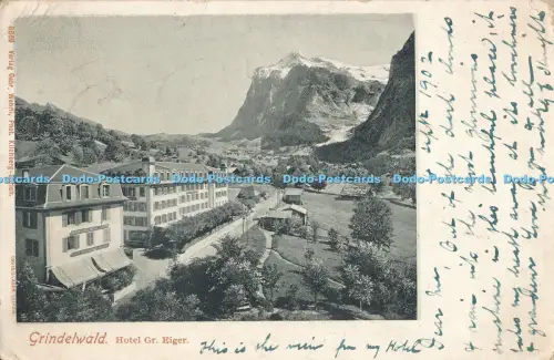R018644 Grindelwald Hotel Gr Eiger Louis Glaser 1902