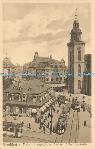 R019320 Frankfurt a Main Hauptwache Zeil u Katharinenkirche Gerhard Blumlein