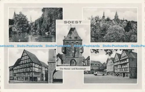 R020014 Soest Die Hanse und Kunststadt Mehrfachansicht H Dulberg Nr 130 1961