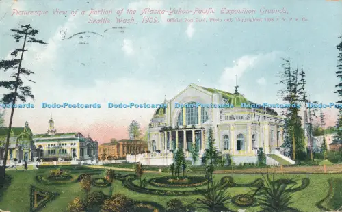R035320 Malerische Ansicht eines Teils der Alaska Yukon Pacific Exposition Gro