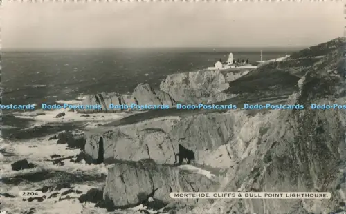 R028170 Mortehoe Cliffs and Bull Point Lighthouse Dearden and Wade Sunny South R