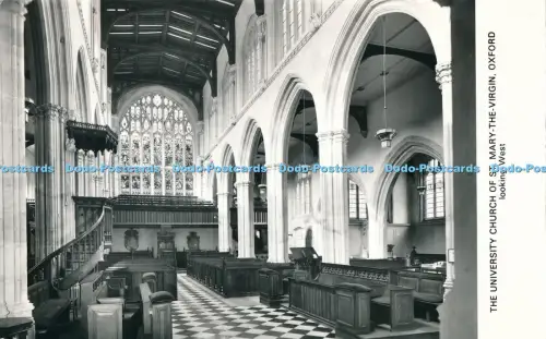 R029131 The University Church of St Mary in the Virgin Oxford Looking West T V A